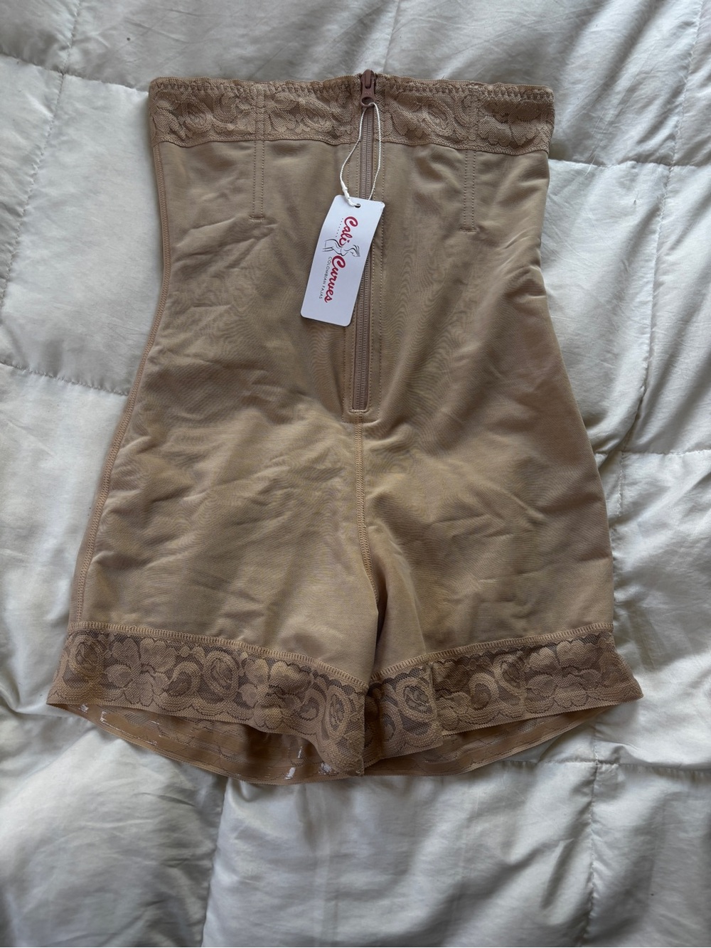 Cala Carrara Nude High-Waist Shaping Shorts